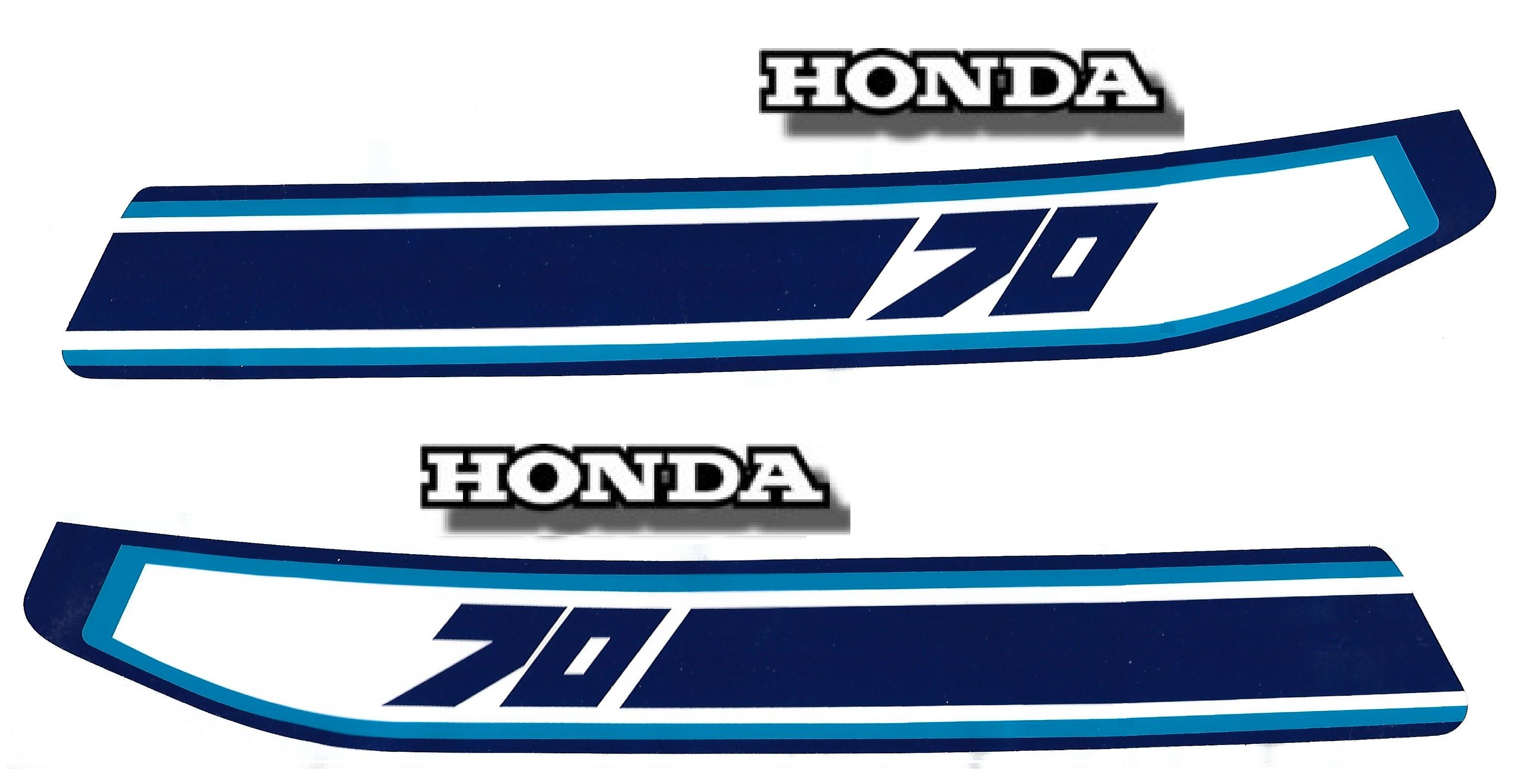 '81 ATC 70 Gas Tank Set ATC Tanks & Decals